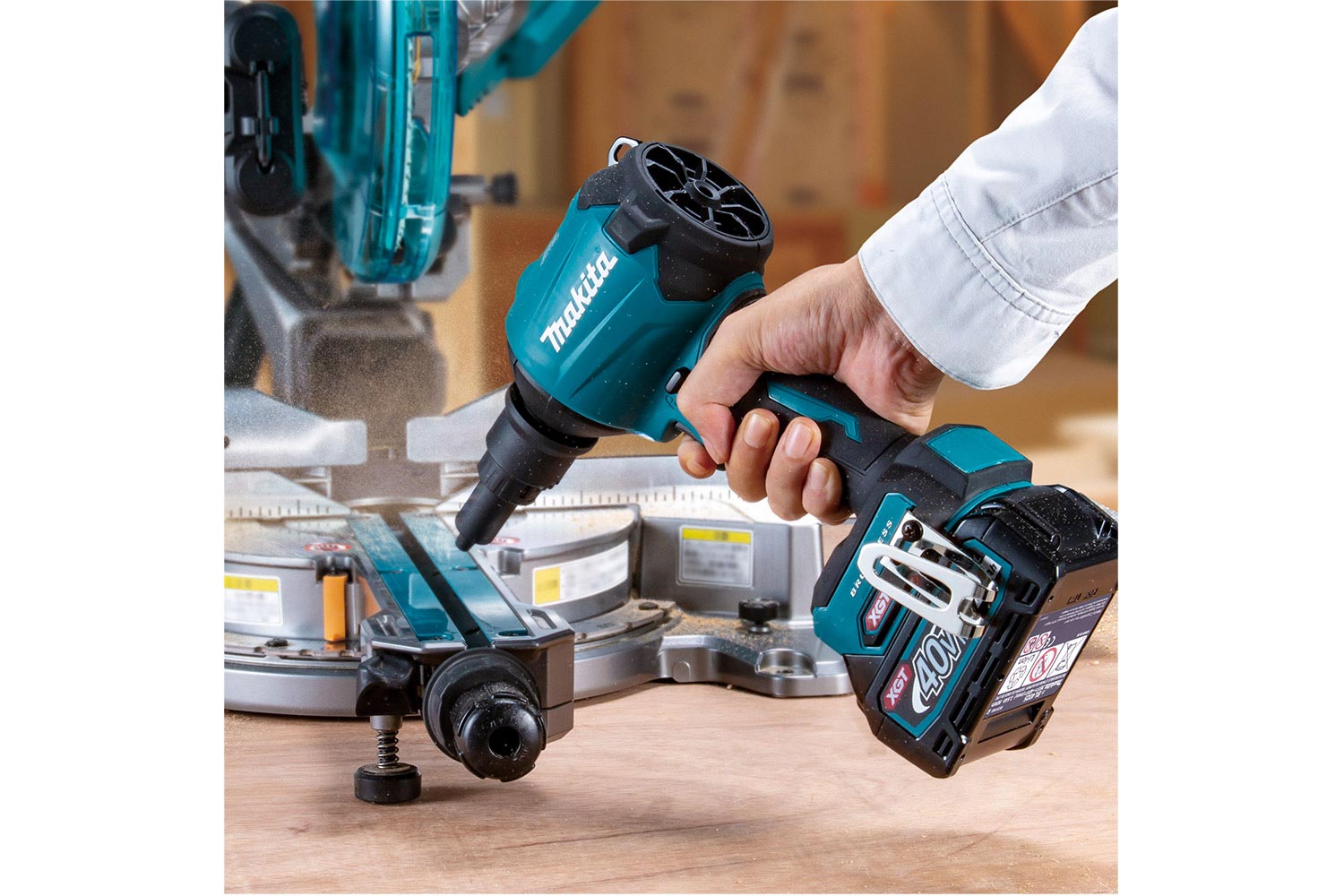 Makita Product Details AS001GZ 40Vmax XGT Brushless Dust Blower