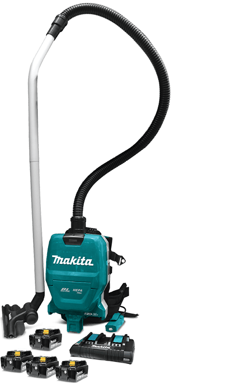 DLX2302PG2 18Vx2 (36V) LXT Brushless HEPA Backpack Vacuum Cleaner Kit