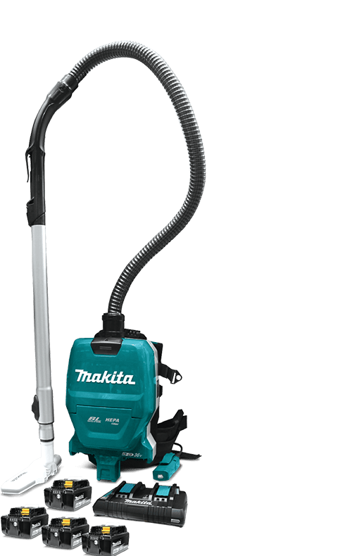 DLX2302PG2 18Vx2 (36V) LXT Brushless HEPA Backpack Vacuum Cleaner Kit