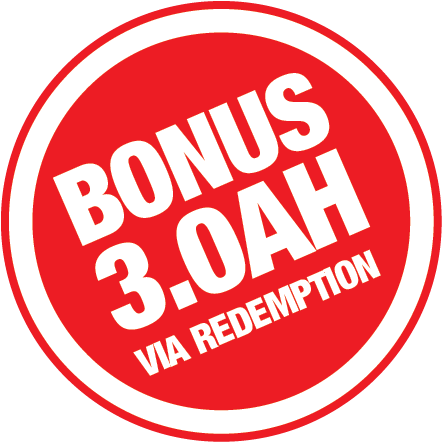 Bonus 3.0Ah