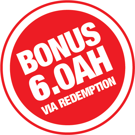 Bonus 6.0Ah