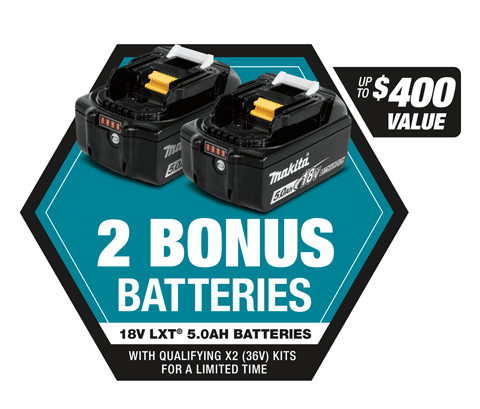 2 BONUS batteries