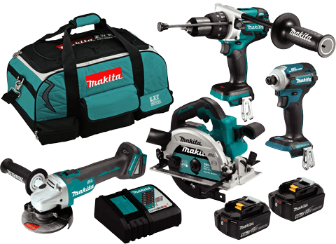 DLX4124T 18V Cordless Brushless 4pc Kit