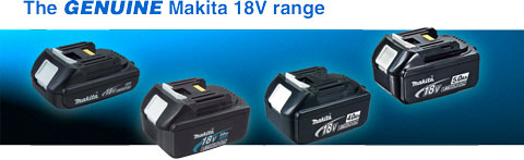 The Genuine Makita 18V Range