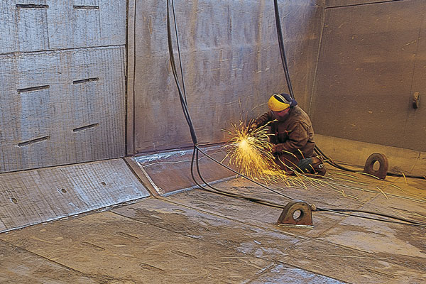 Photo of cutter in use