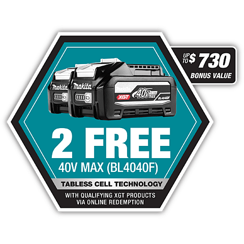 BONUS 2x BL4040F battery