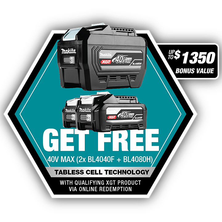 BONUS 2x BL4040F + BL4080H battery