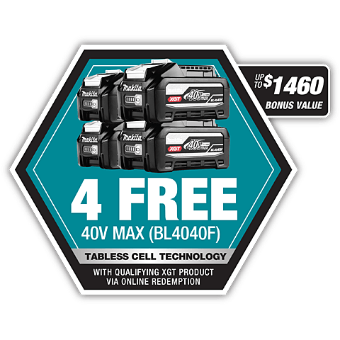 BONUS 4x BL4040F battery