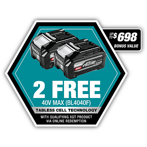 BONUS 2x BL4040F battery