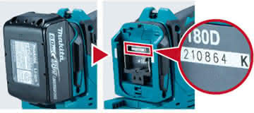 Serial number on DGP180