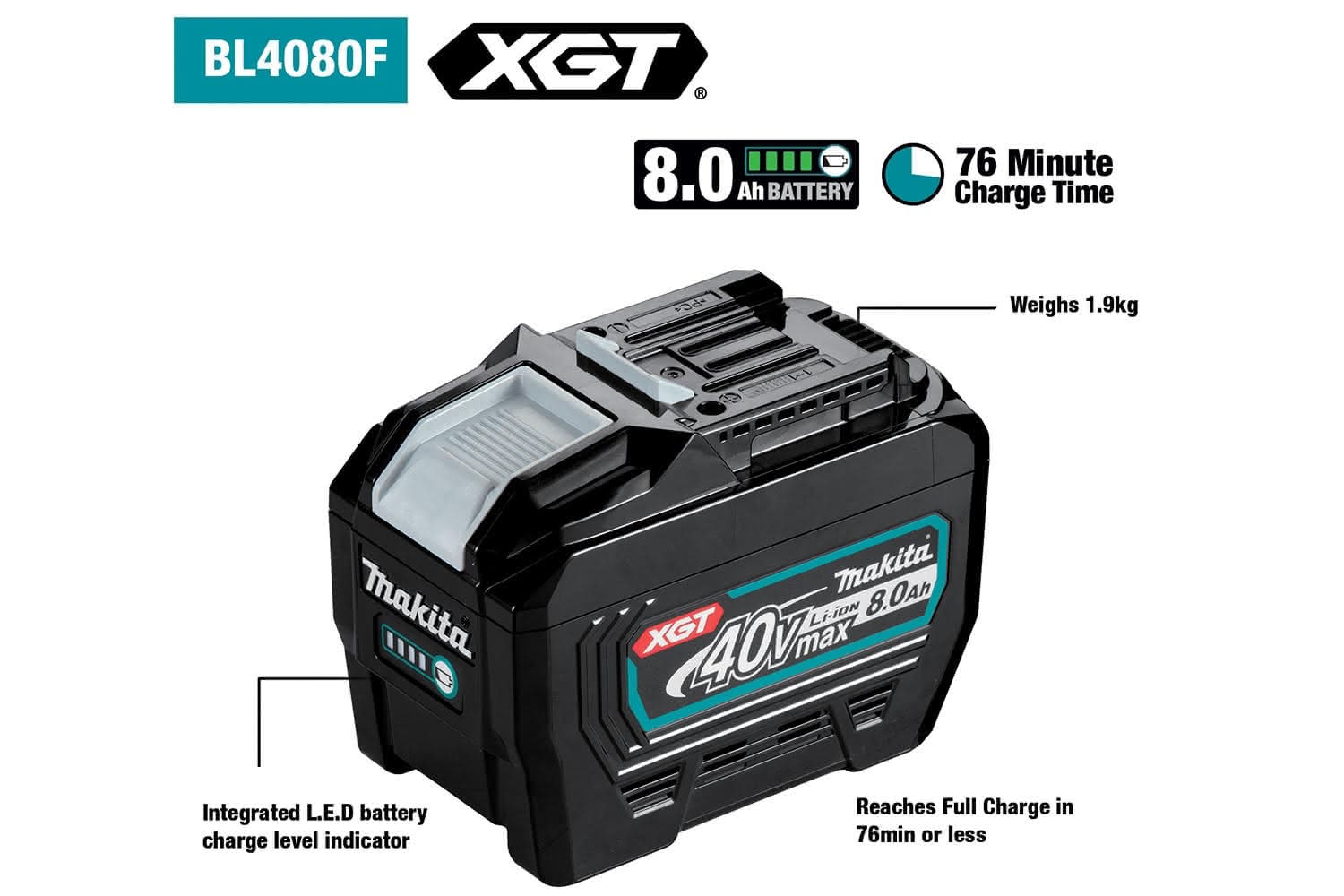 MAKITA マキタ BL4080F マキタ（makita） 純正 BL4080F リチウムイオンバッテリ 40Vmax 8.0Ah
