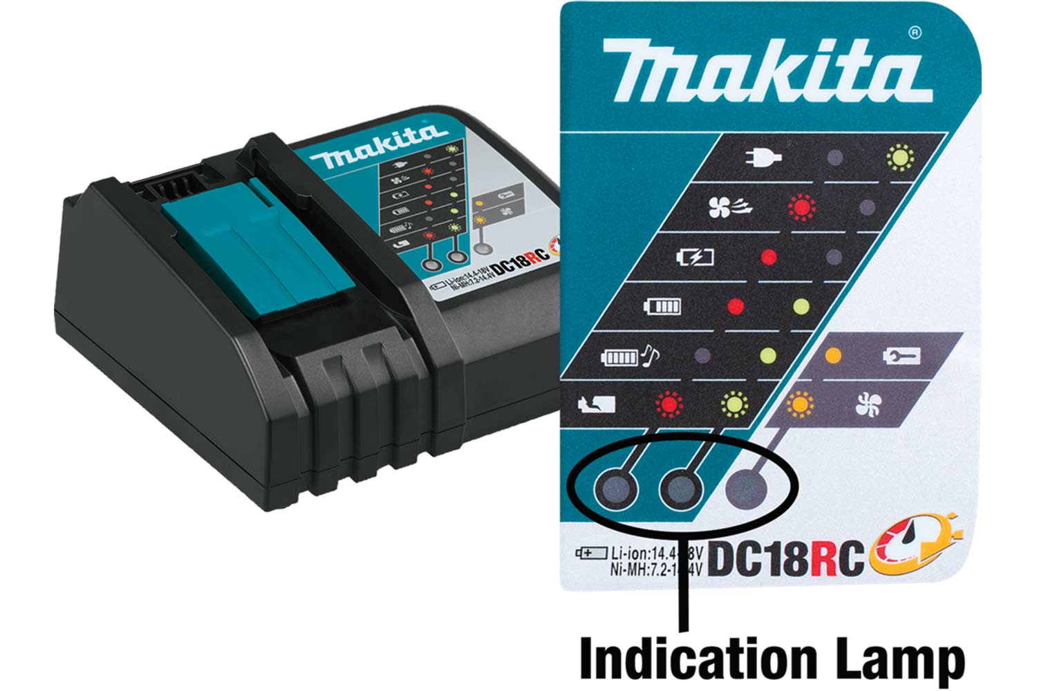 Makita - Product Details - DC18RC 18V LXT Rapid Charger