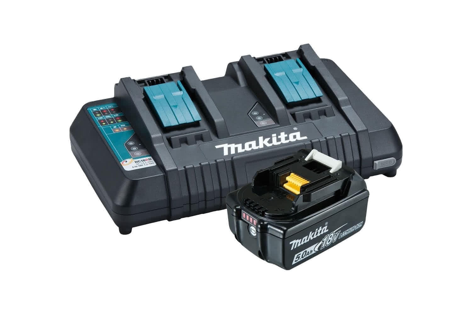 Makita Product Details 1975644 18V LXT 5.0Ah Battery / Charger Kit