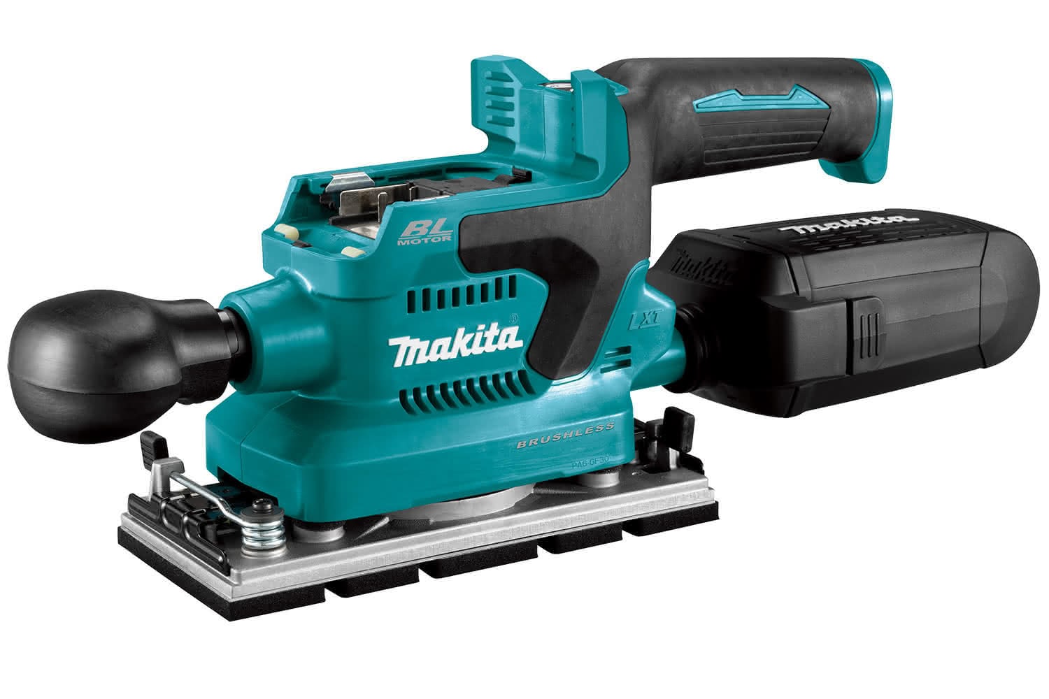 Makita DBO381ZU Levigatrice Orbitale Brushless 18V - Per Legno E Metalli, Senza Batteria