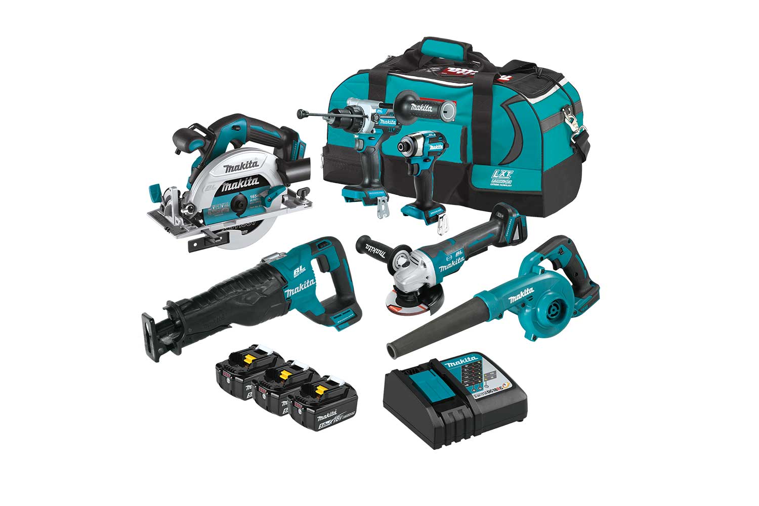 Makita - Product Details - DLX6133TX1 18V LXT Cordless 6-Pc