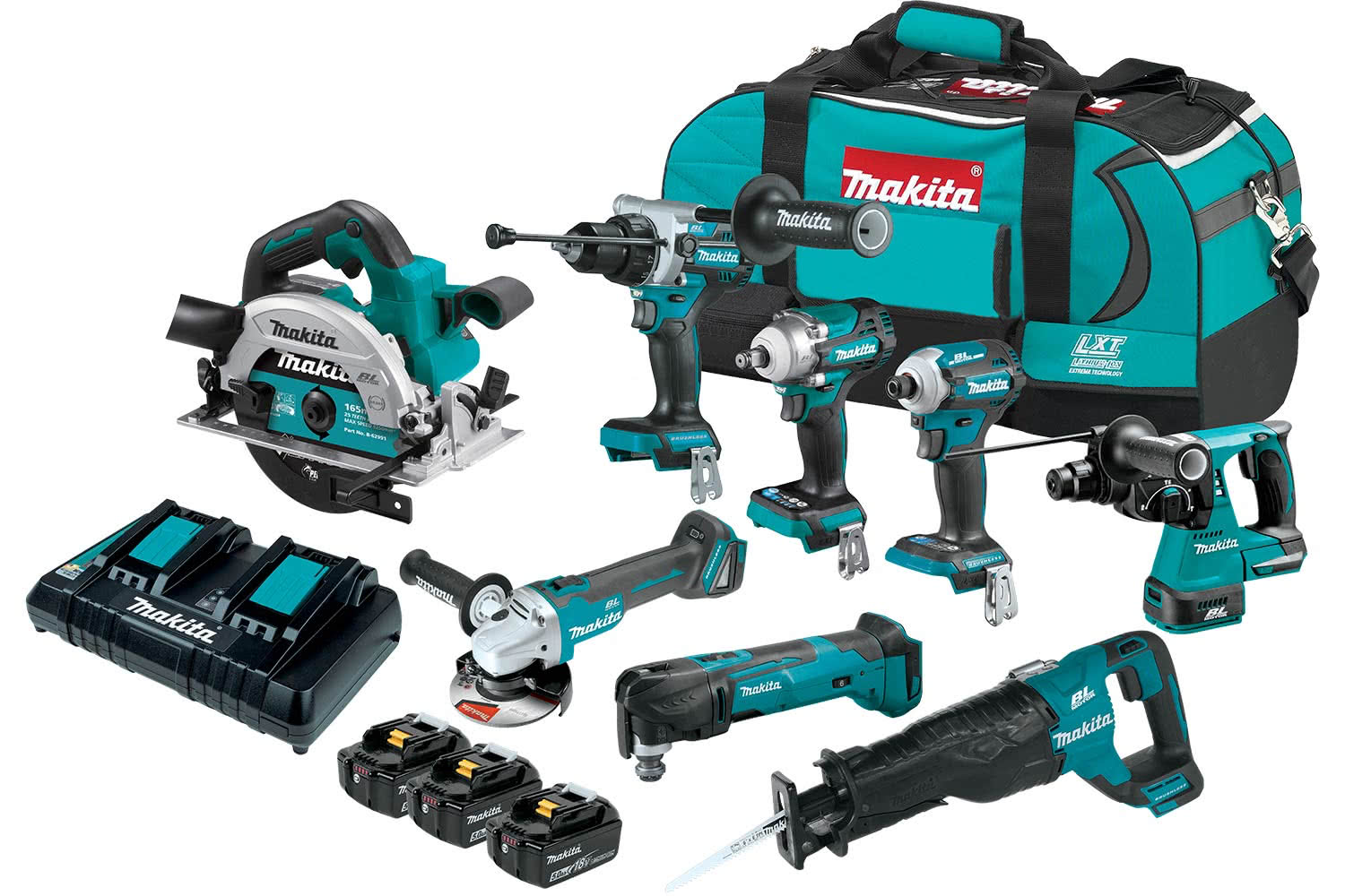 Makita Product Details Dlx Tx V Lxt Brushless Pc Combo Kit